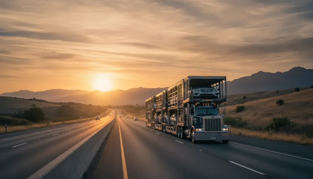 How long does it take to ship a car on an open vehicle carrier